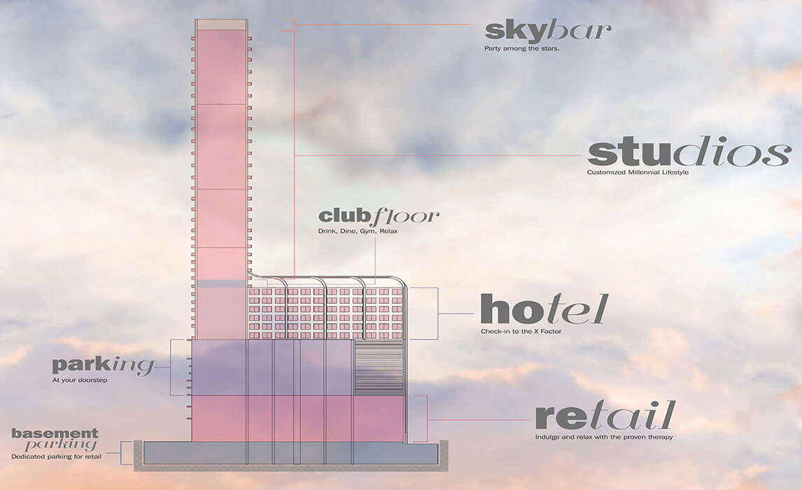 Site Plan of X Mall Noida